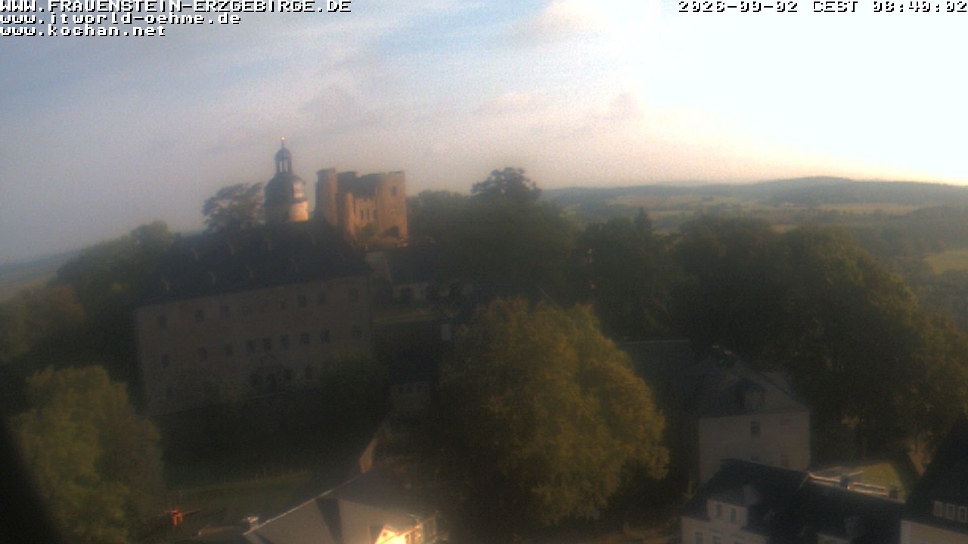 Archiv Foto Webcam Frauenstein / Erzgebirge