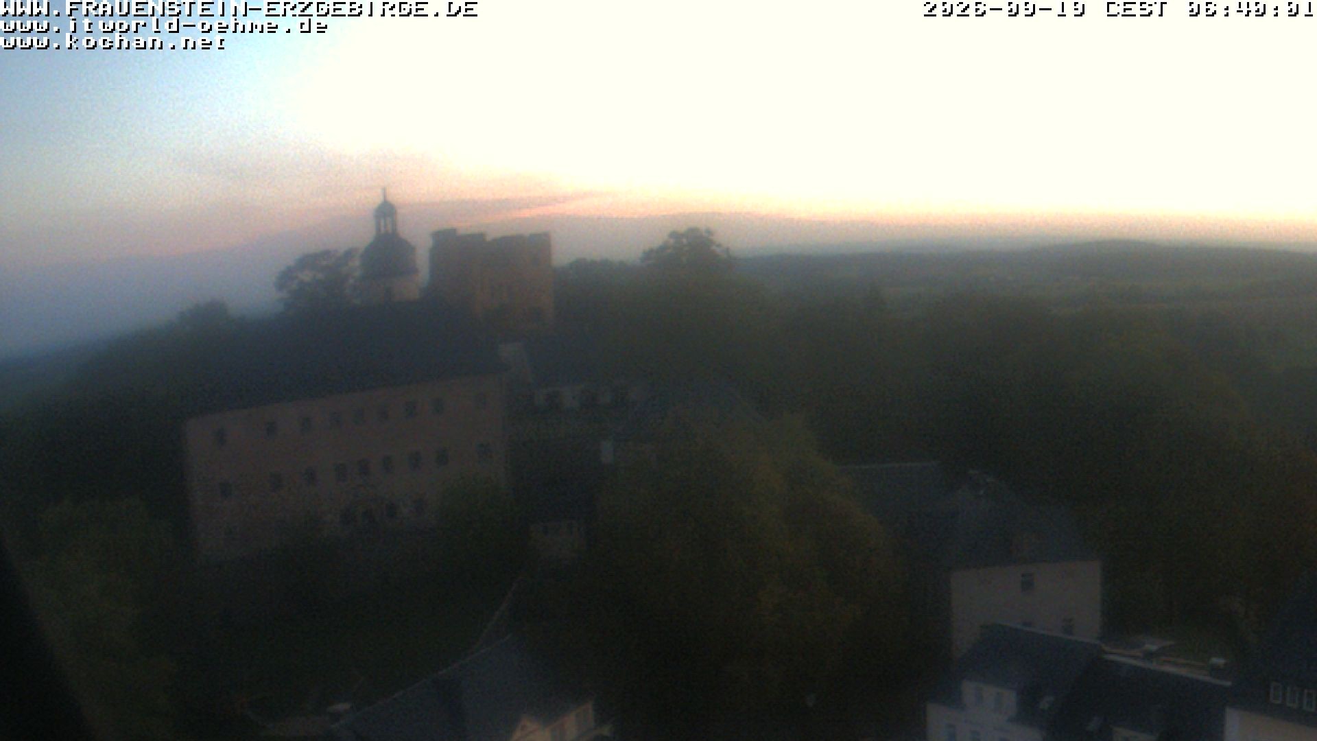 Archiv Foto Webcam Frauenstein / Erzgebirge
