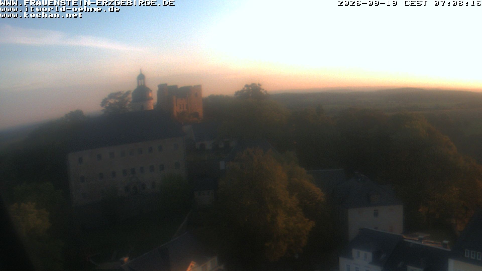 Archiv Foto Webcam Frauenstein / Erzgebirge