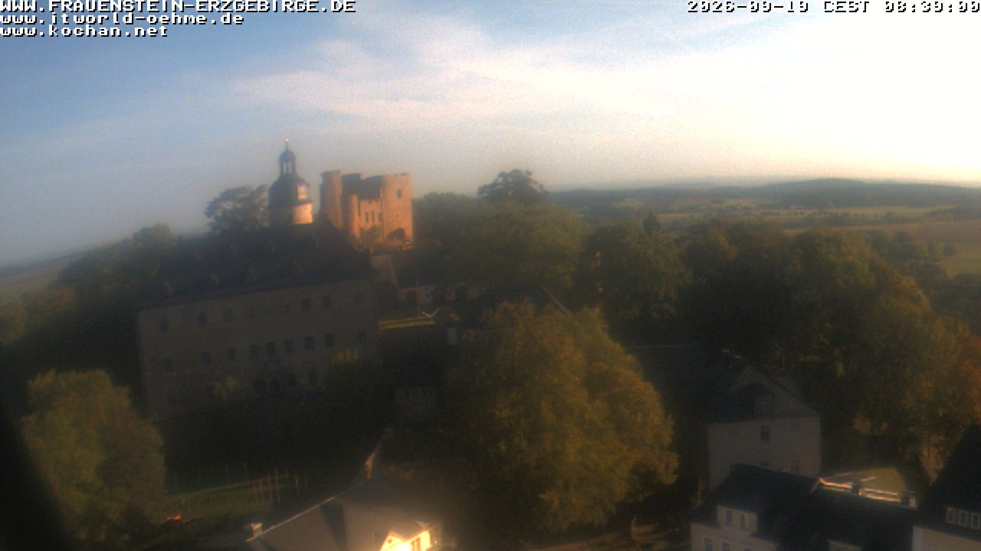 Archiv Foto Webcam Frauenstein / Erzgebirge