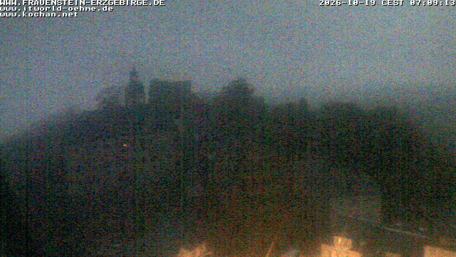Archiv Foto Webcam Frauenstein / Erzgebirge