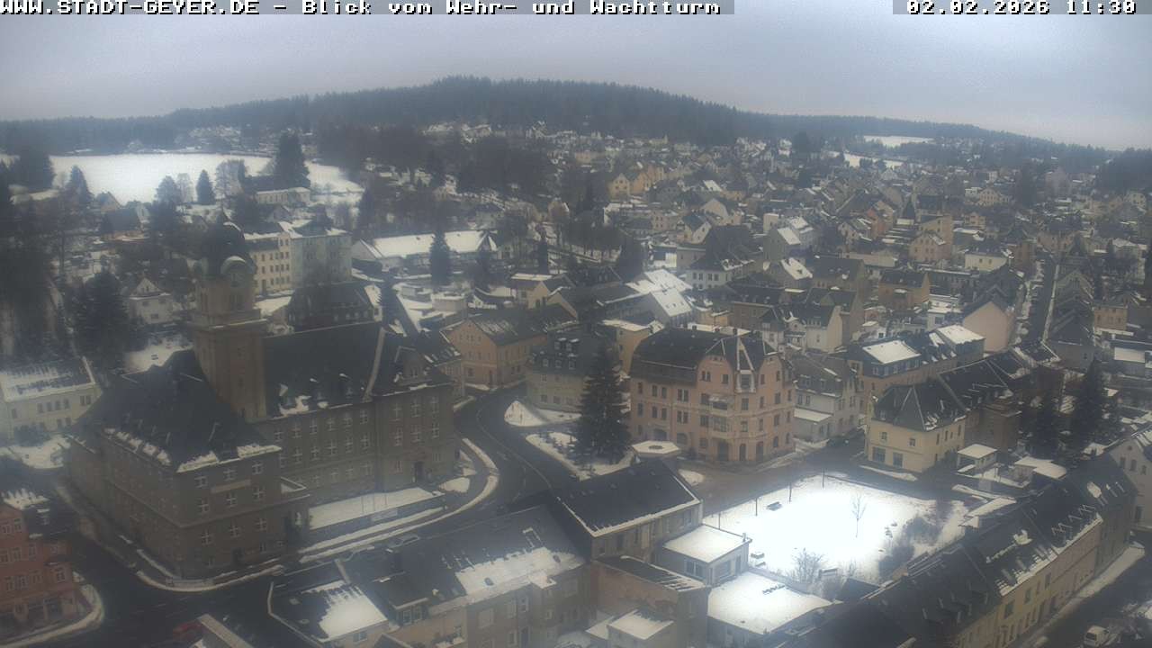 Archiv Foto Webcam Stadt Geyer im Erzgebirge