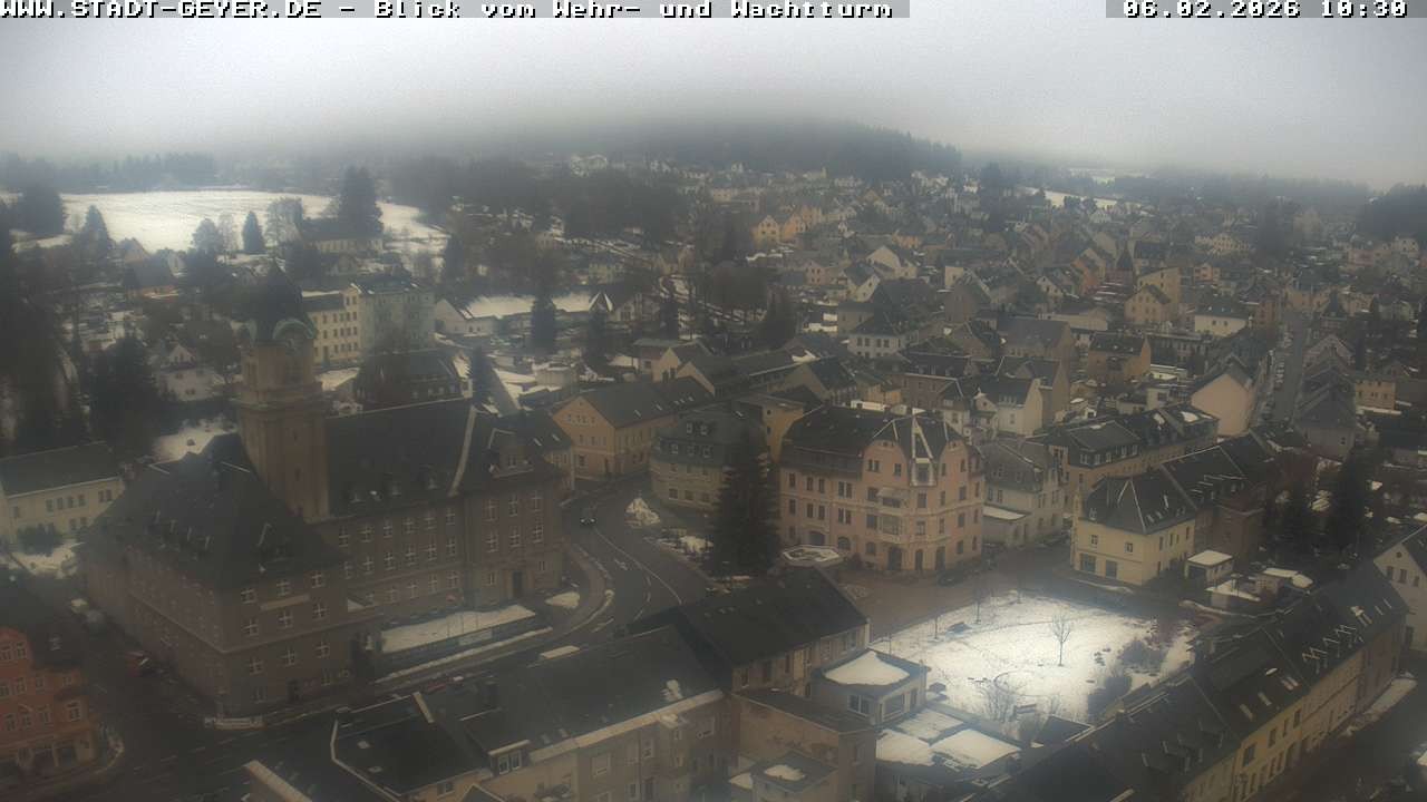 Archiv Foto Webcam Stadt Geyer im Erzgebirge