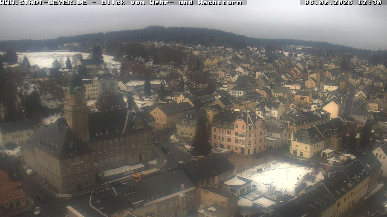 Archiv Foto Webcam Stadt Geyer im Erzgebirge