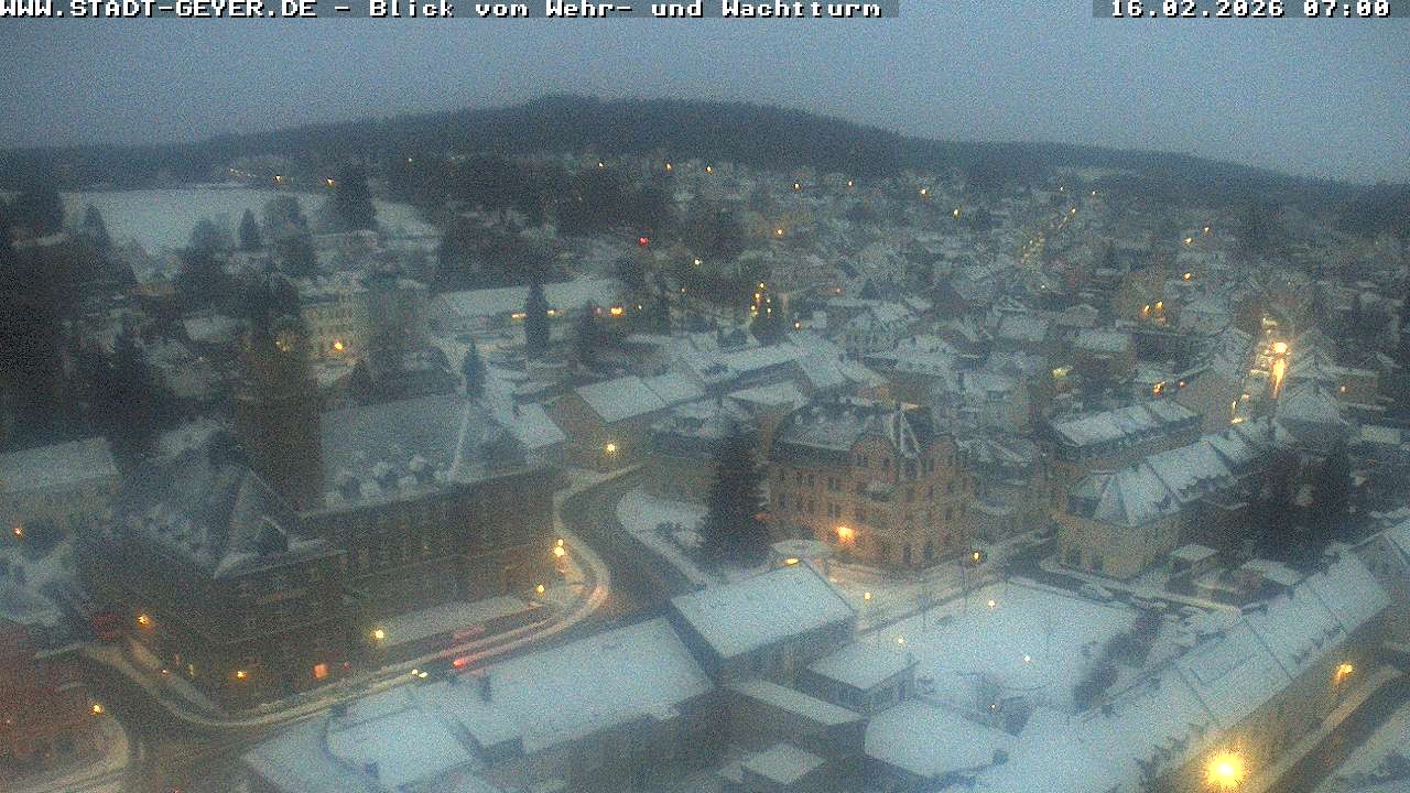 Archiv Foto Webcam Stadt Geyer im Erzgebirge
