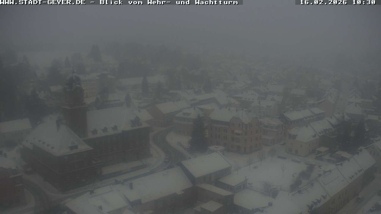 Archiv Foto Webcam Stadt Geyer im Erzgebirge