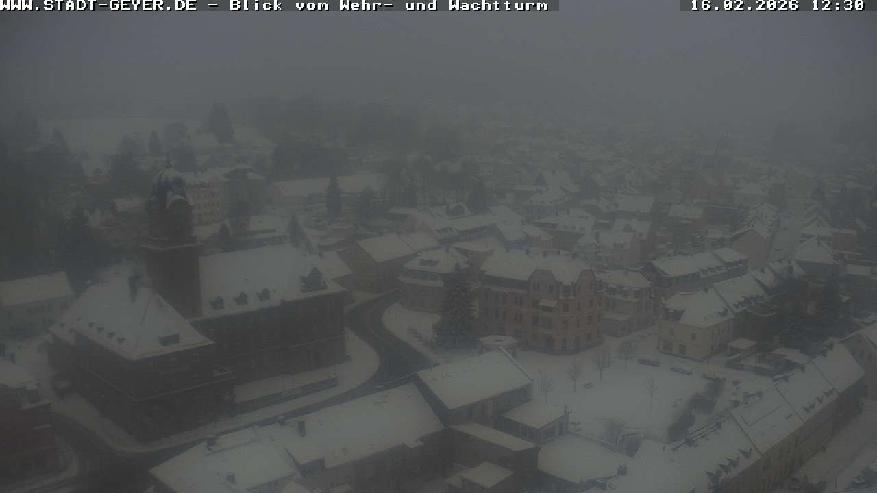 Archiv Foto Webcam Stadt Geyer im Erzgebirge