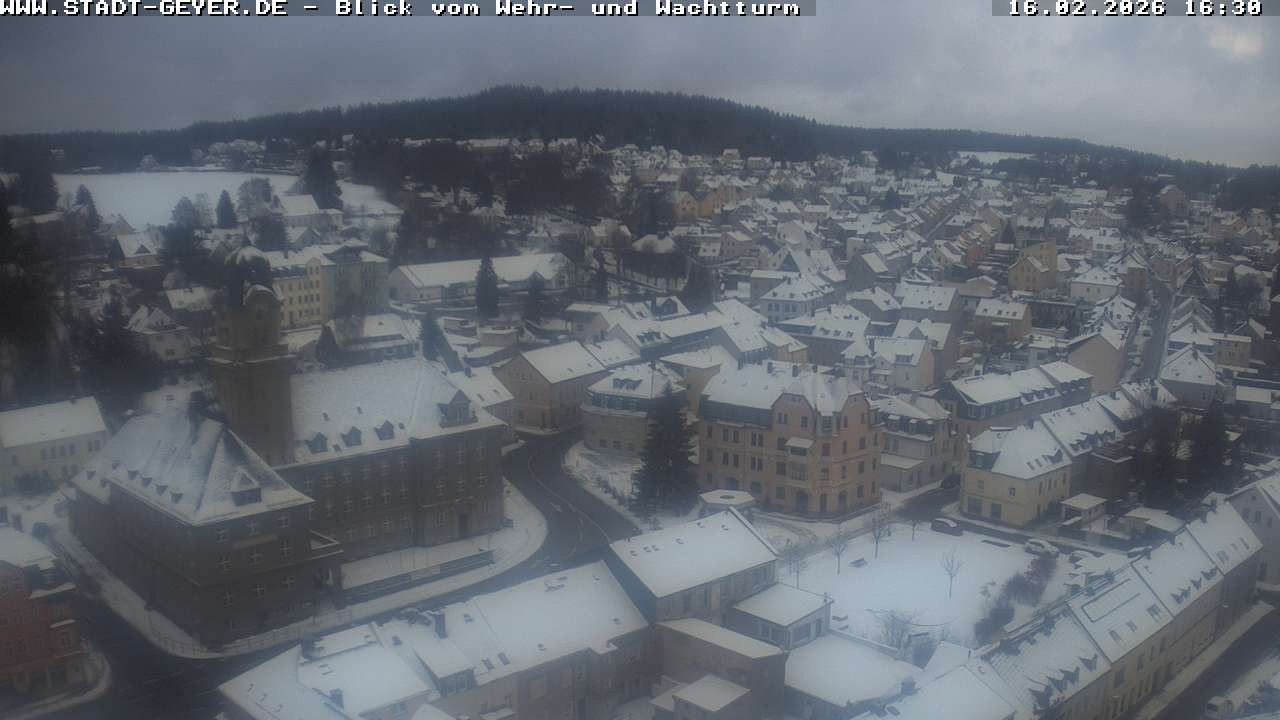 Archiv Foto Webcam Stadt Geyer im Erzgebirge