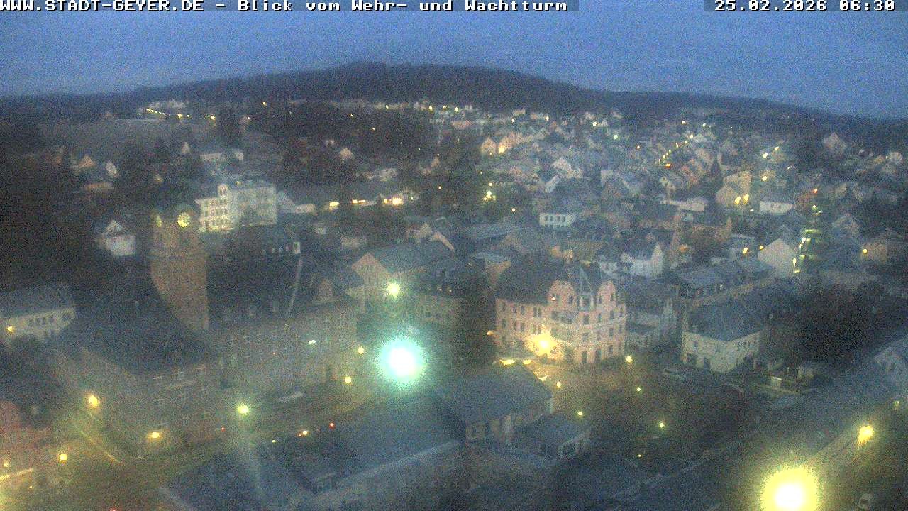 Archiv Foto Webcam Stadt Geyer im Erzgebirge