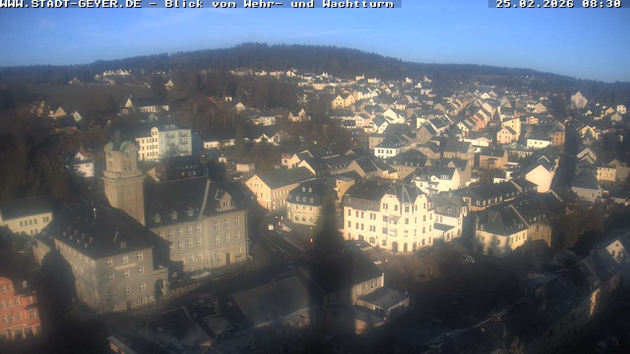 Archiv Foto Webcam Stadt Geyer im Erzgebirge