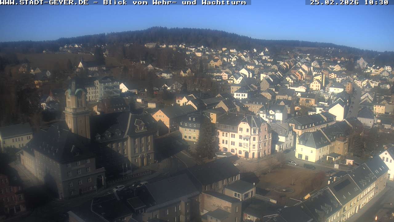 Archiv Foto Webcam Stadt Geyer im Erzgebirge