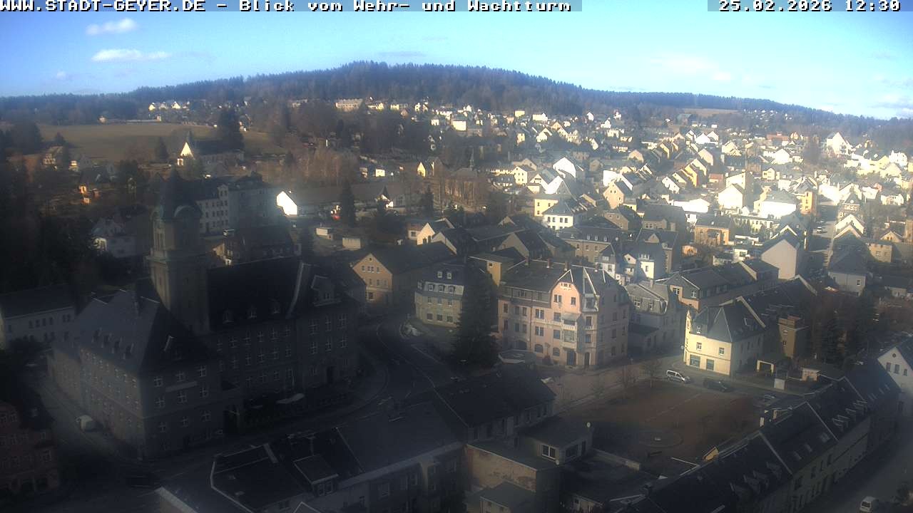 Archiv Foto Webcam Stadt Geyer im Erzgebirge