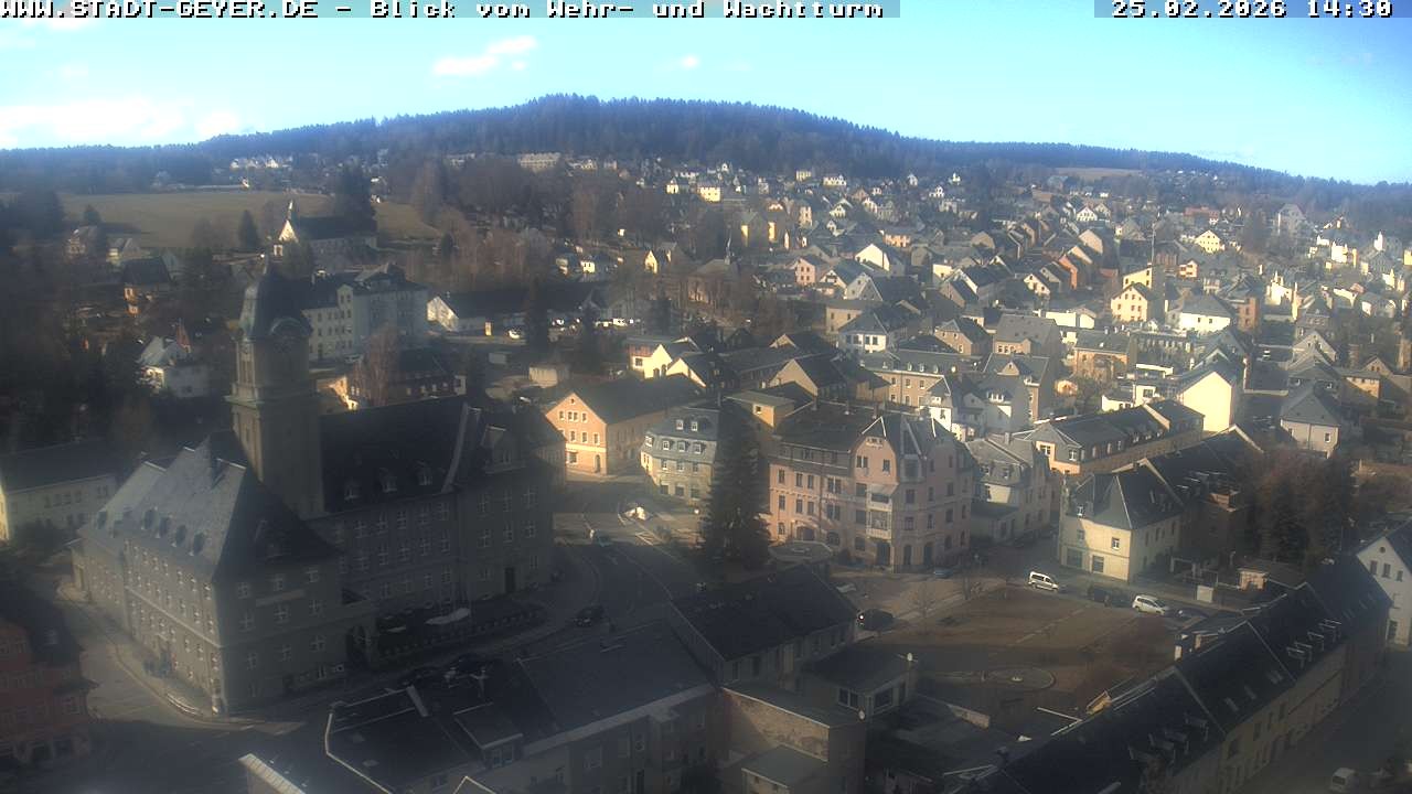 Archiv Foto Webcam Stadt Geyer im Erzgebirge