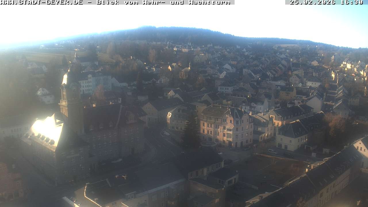 Archiv Foto Webcam Stadt Geyer im Erzgebirge
