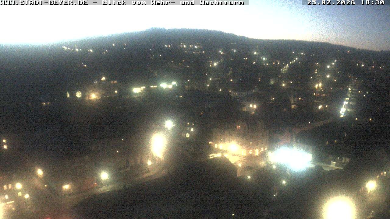 Archiv Foto Webcam Stadt Geyer im Erzgebirge