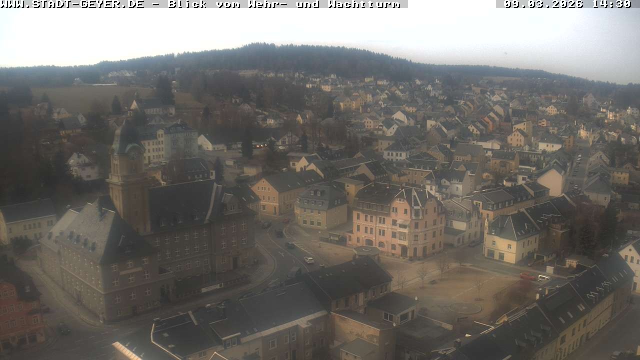 Archiv Foto Webcam Stadt Geyer im Erzgebirge