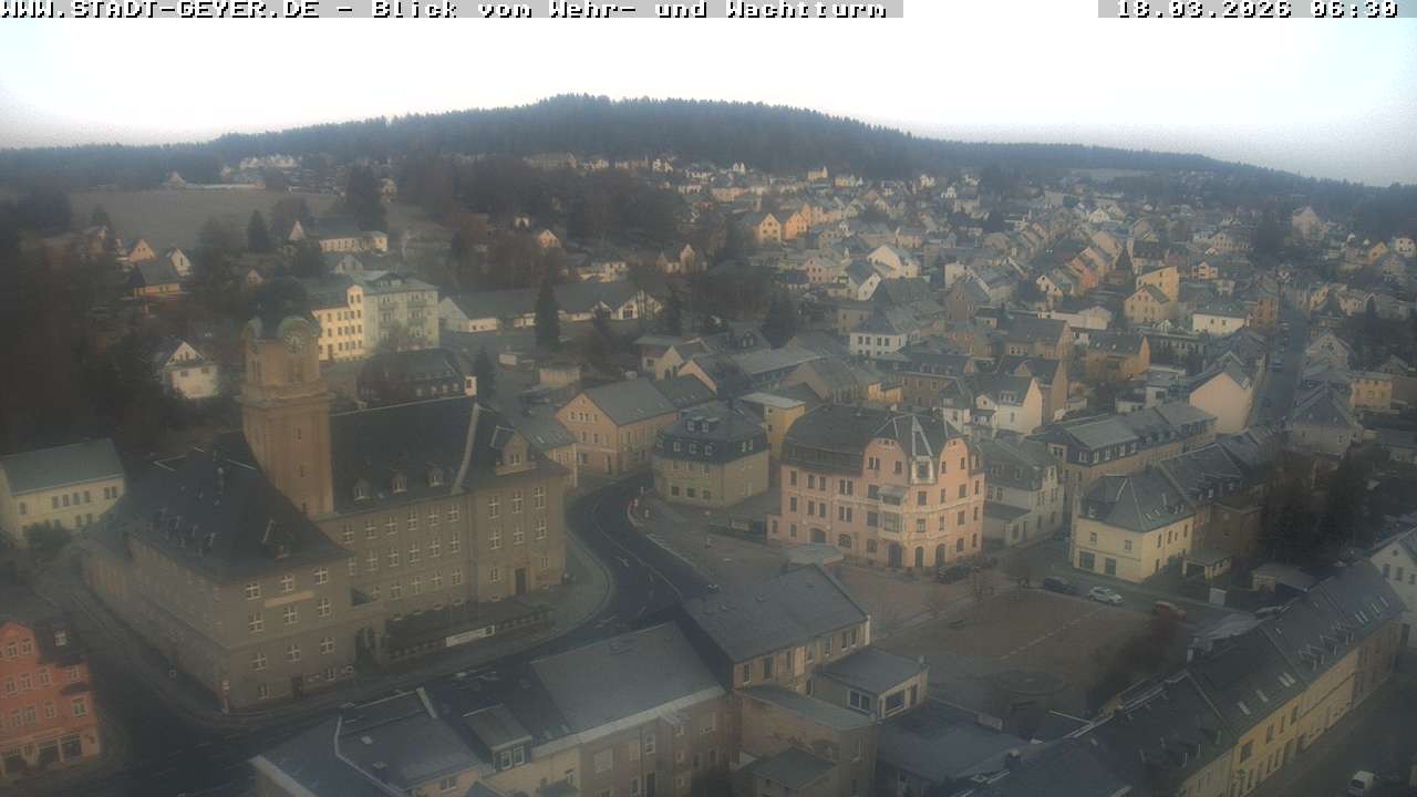 Archiv Foto Webcam Stadt Geyer im Erzgebirge