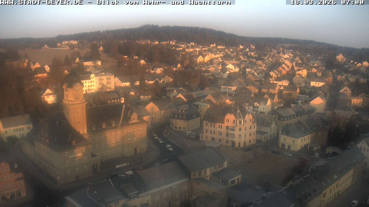 Archiv Foto Webcam Stadt Geyer im Erzgebirge