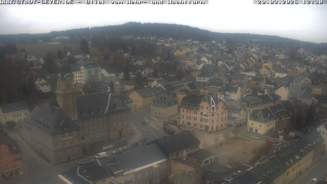 Archiv Foto Webcam Stadt Geyer im Erzgebirge