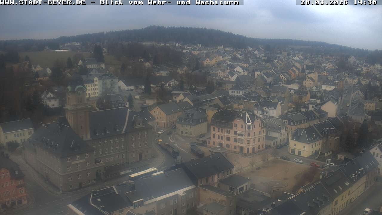 Archiv Foto Webcam Stadt Geyer im Erzgebirge