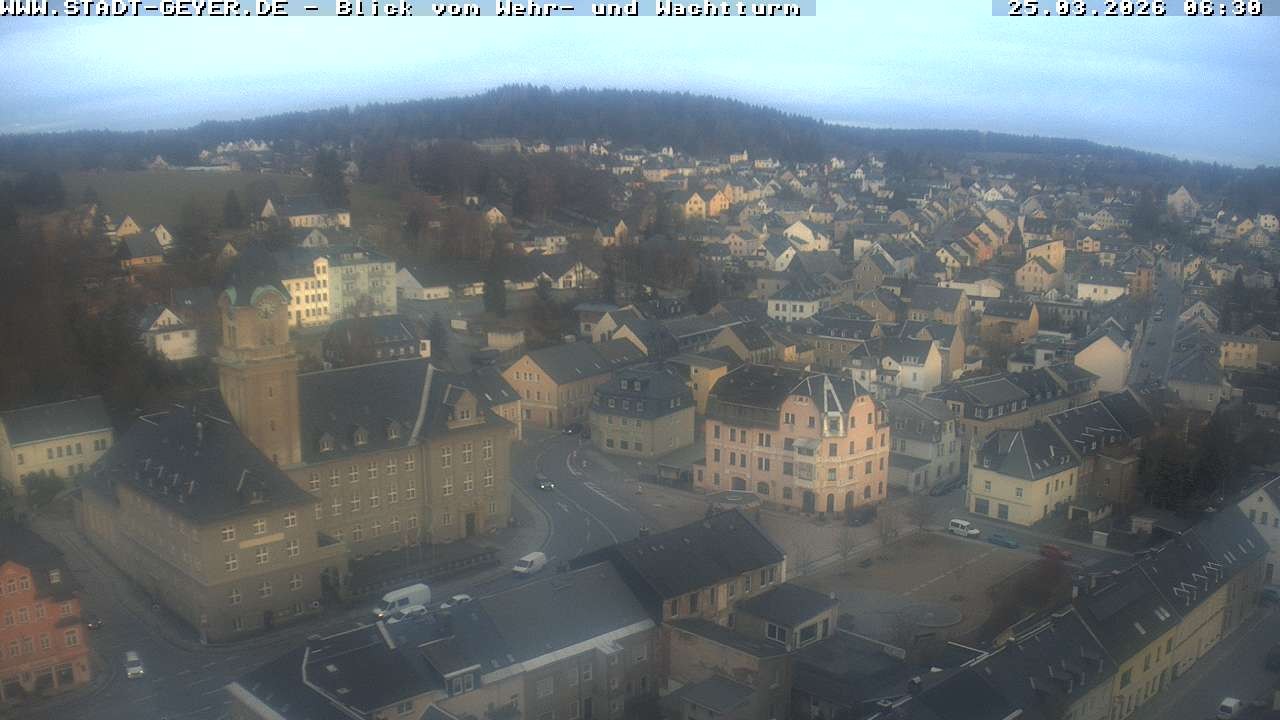 Archiv Foto Webcam Stadt Geyer im Erzgebirge