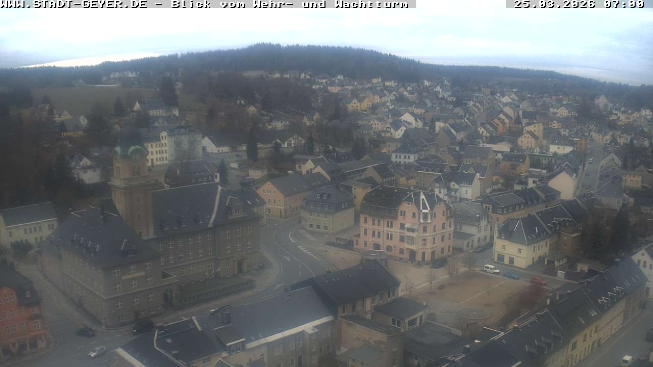 Archiv Foto Webcam Stadt Geyer im Erzgebirge