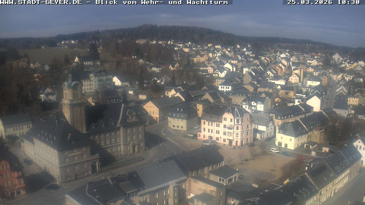 Archiv Foto Webcam Stadt Geyer im Erzgebirge