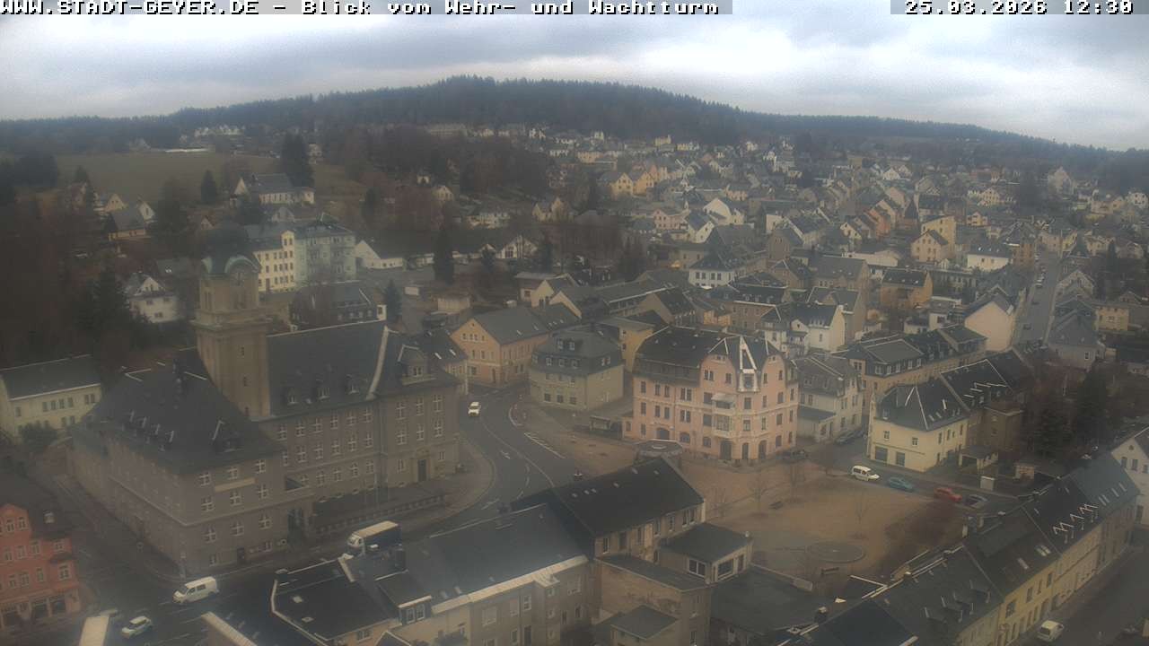 Archiv Foto Webcam Stadt Geyer im Erzgebirge