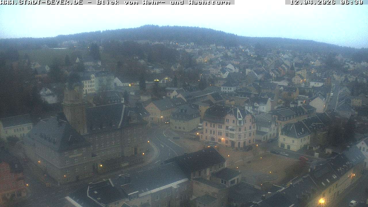 Archiv Foto Webcam Stadt Geyer im Erzgebirge