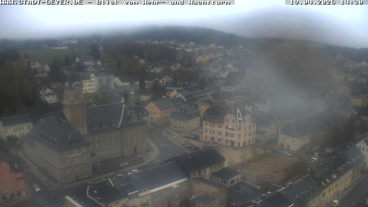 Archiv Foto Webcam Stadt Geyer im Erzgebirge