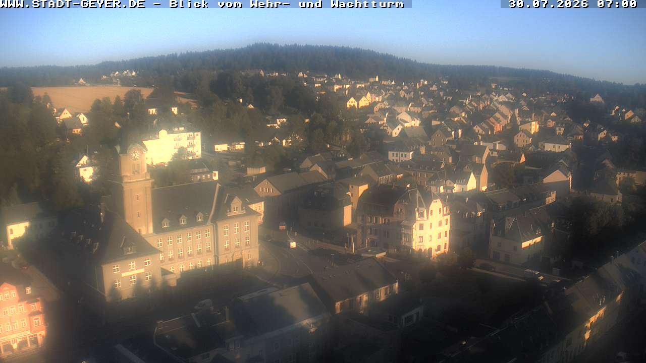 Archiv Foto Webcam Stadt Geyer im Erzgebirge