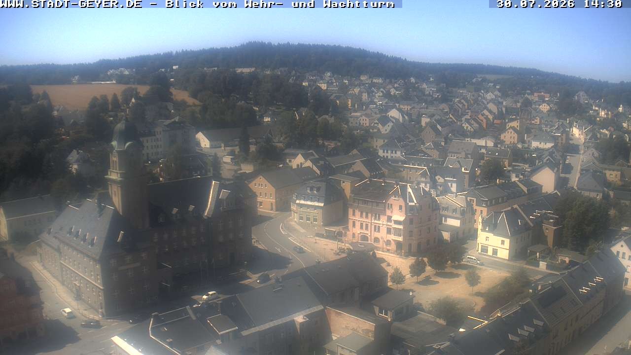 Archiv Foto Webcam Stadt Geyer im Erzgebirge