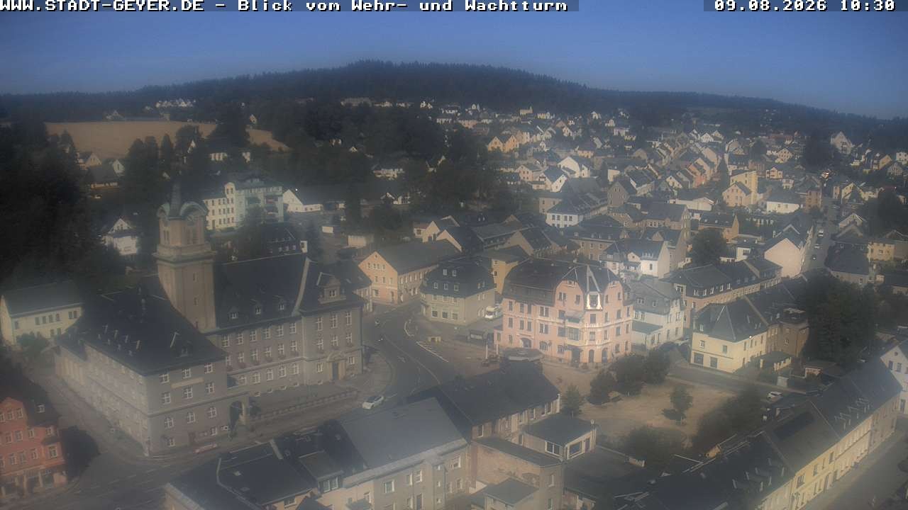 Archiv Foto Webcam Stadt Geyer im Erzgebirge
