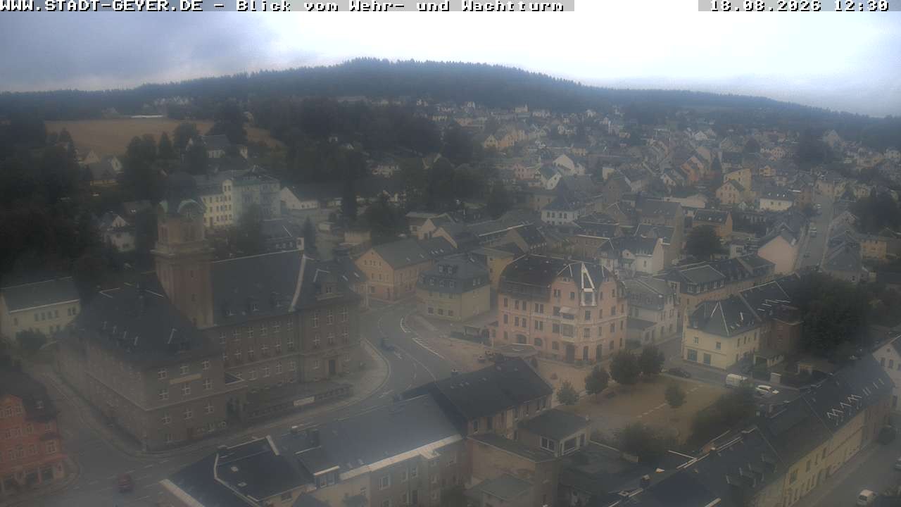 Archiv Foto Webcam Stadt Geyer im Erzgebirge