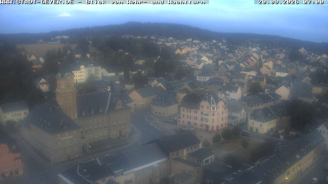 Archiv Foto Webcam Stadt Geyer im Erzgebirge