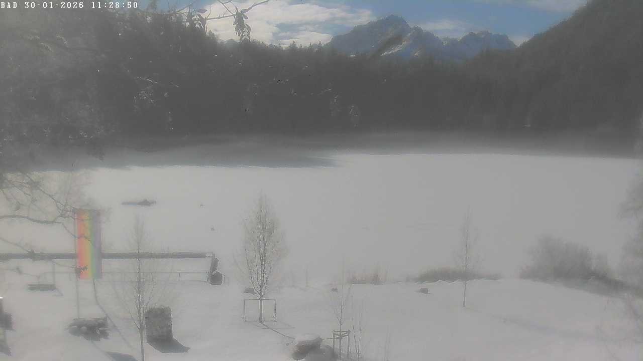 Archiv Foto Webcam Oberstdorf: Freibergsee Liegewiese