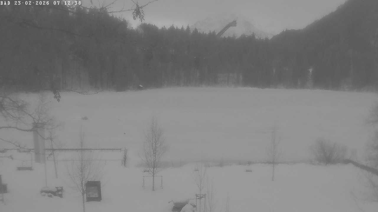 Archiv Foto Webcam Oberstdorf: Freibergsee Liegewiese