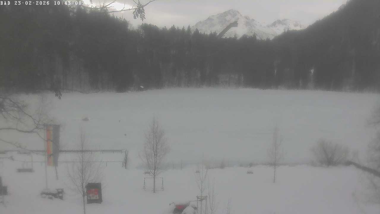 Archiv Foto Webcam Oberstdorf: Freibergsee Liegewiese
