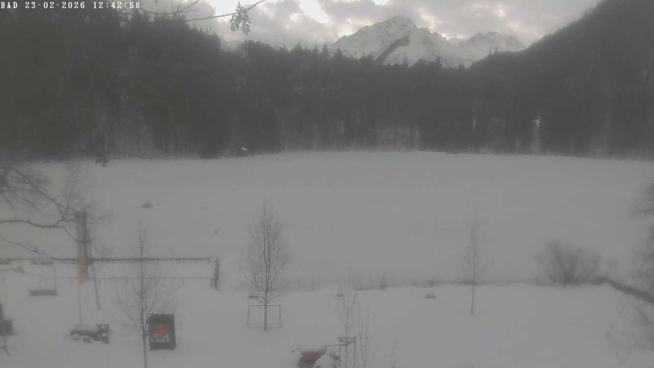 Archiv Foto Webcam Oberstdorf: Freibergsee Liegewiese