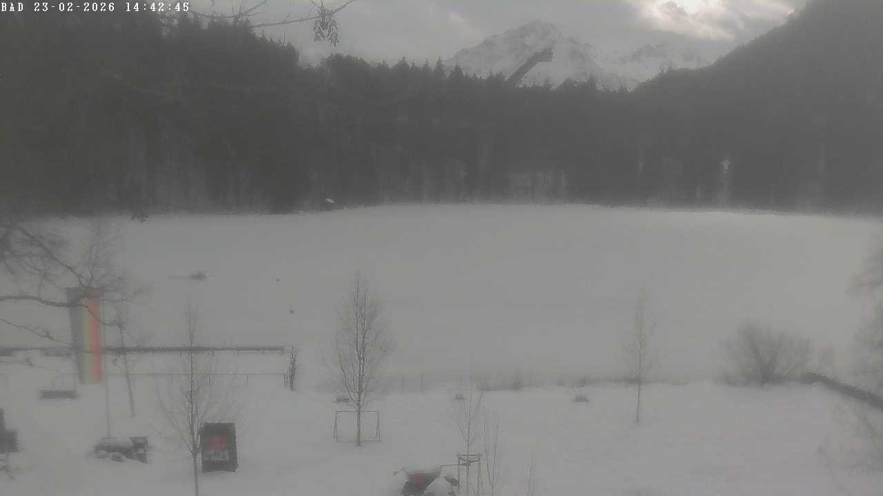Archiv Foto Webcam Oberstdorf: Freibergsee Liegewiese