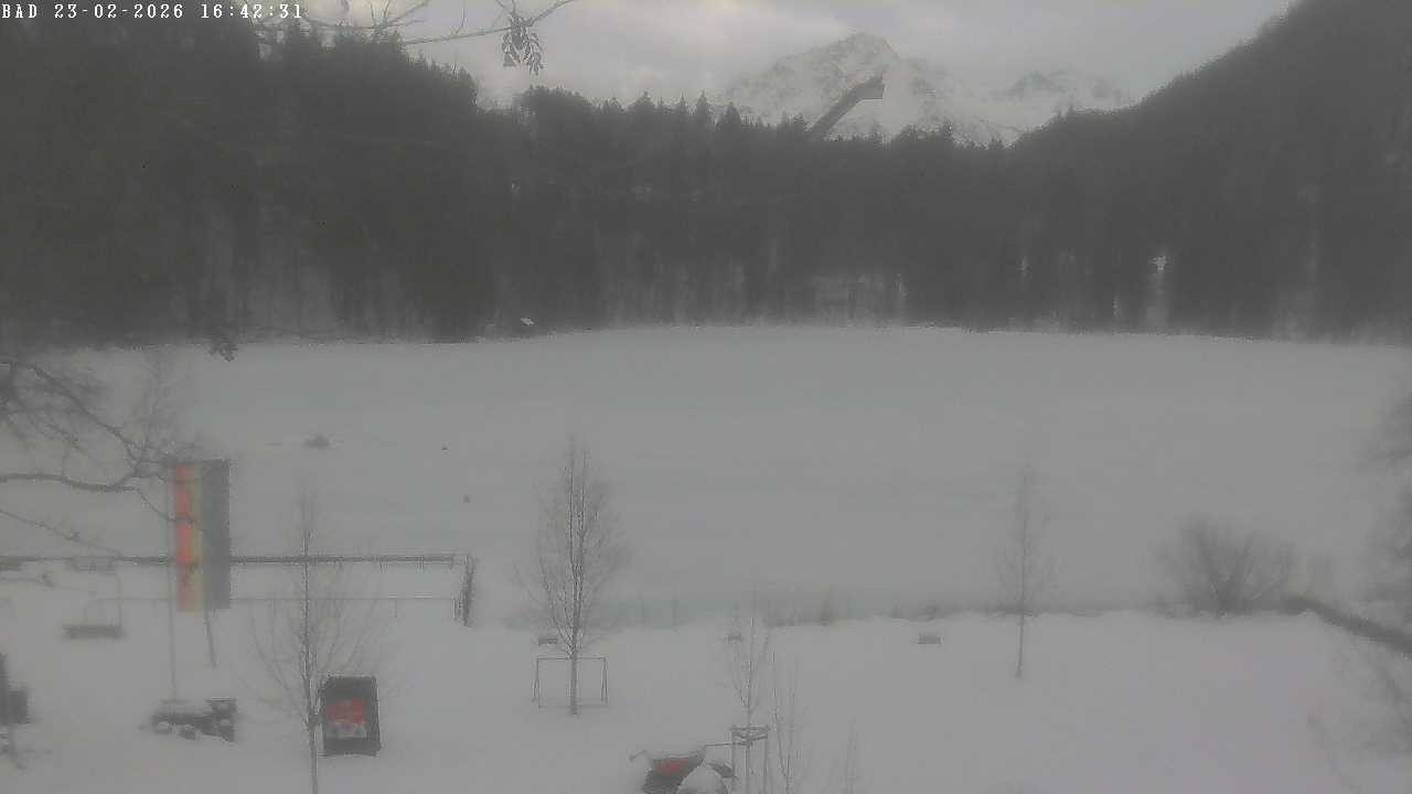 Archiv Foto Webcam Oberstdorf: Freibergsee Liegewiese