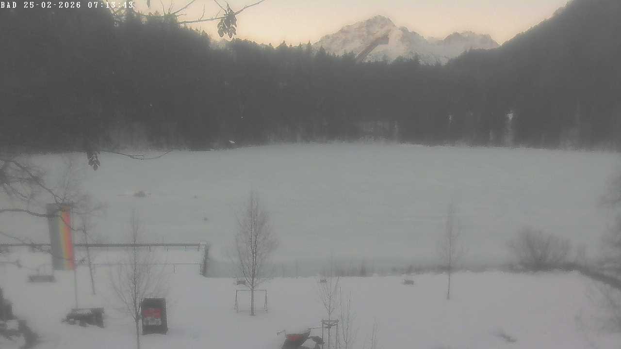 Archiv Foto Webcam Oberstdorf: Freibergsee Liegewiese