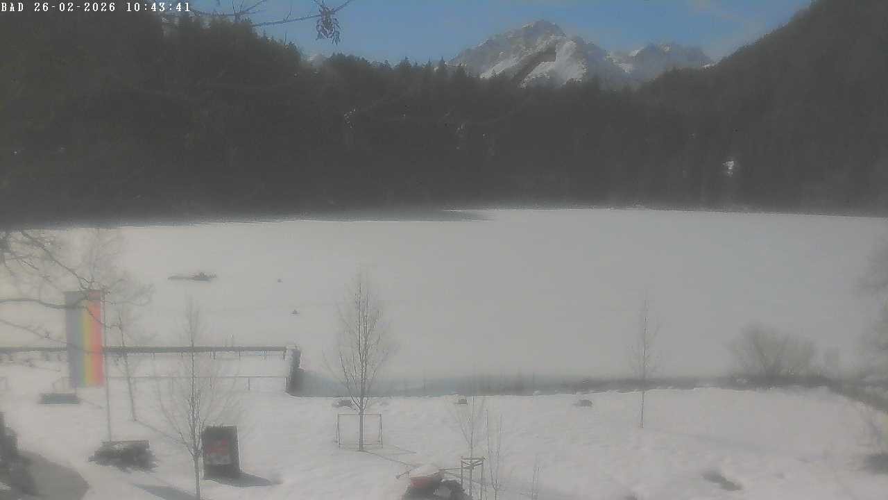 Archiv Foto Webcam Oberstdorf: Freibergsee Liegewiese