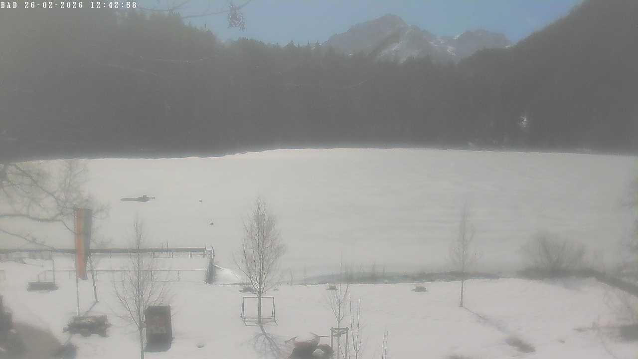 Archiv Foto Webcam Oberstdorf: Freibergsee Liegewiese