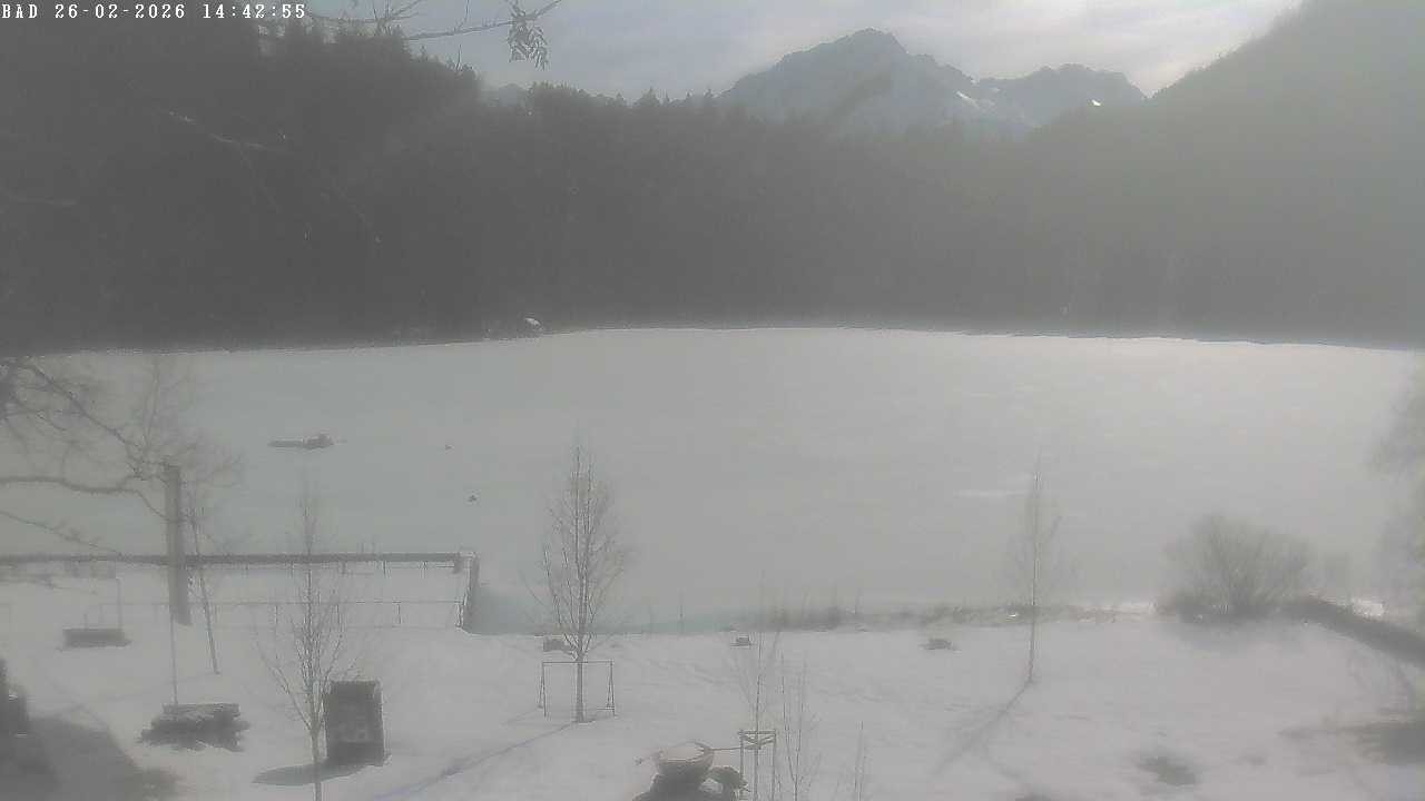 Archiv Foto Webcam Oberstdorf: Freibergsee Liegewiese