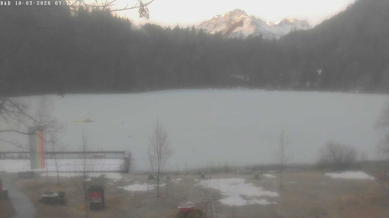 Archiv Foto Webcam Oberstdorf: Freibergsee Liegewiese