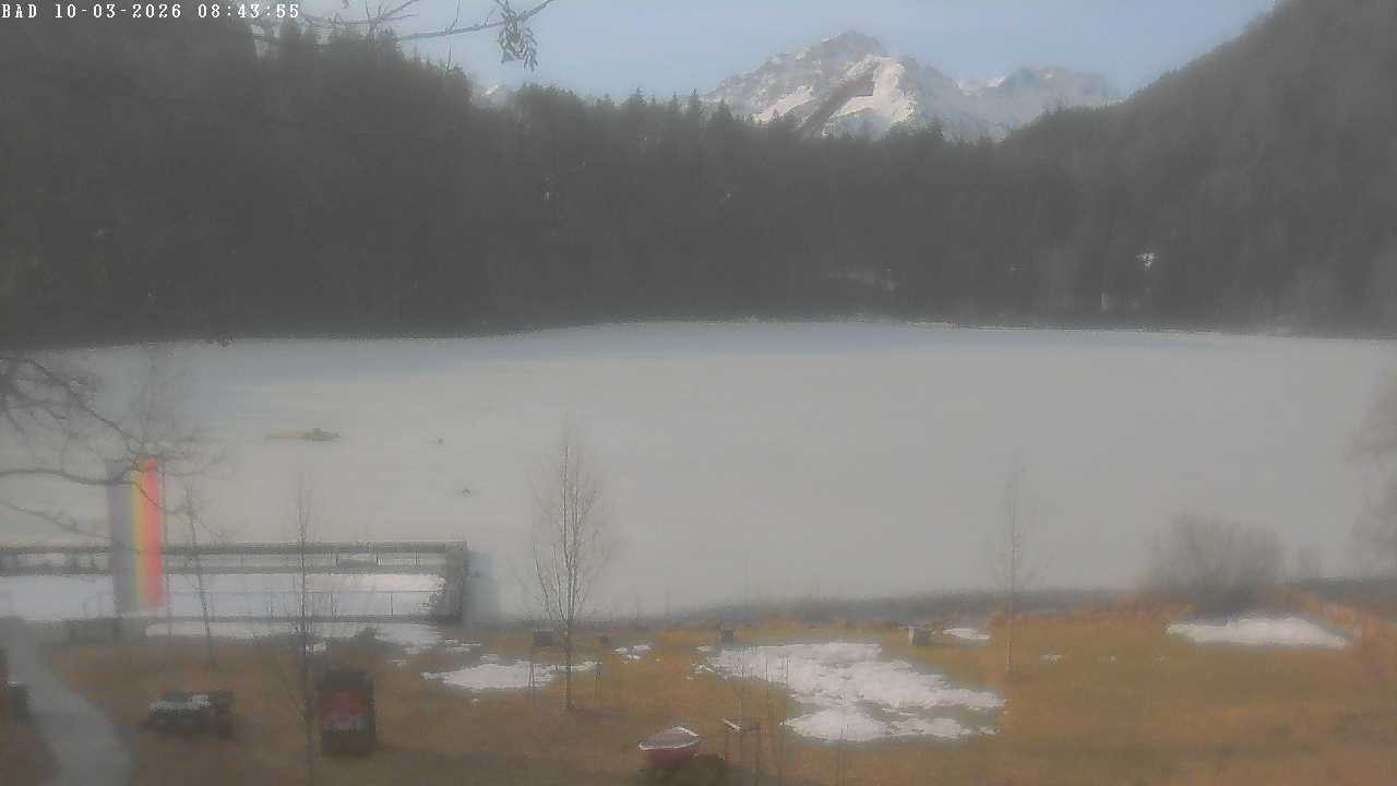 Archiv Foto Webcam Oberstdorf: Freibergsee Liegewiese