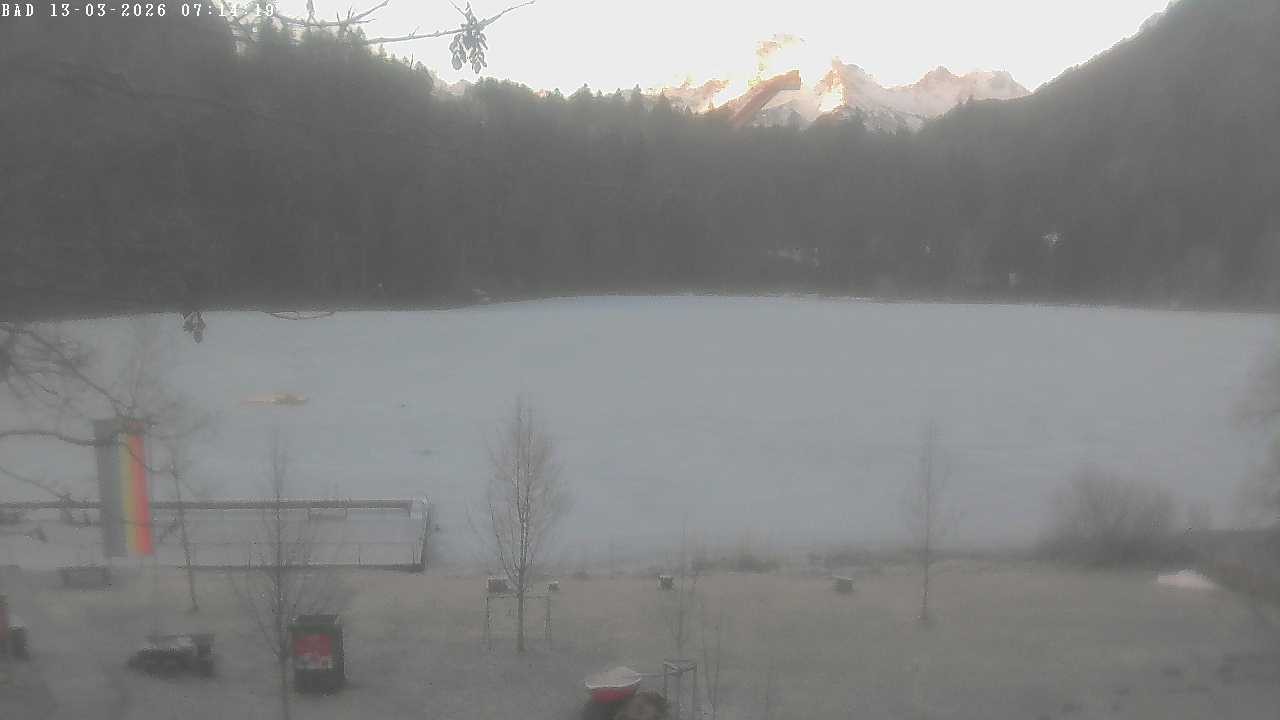 Archiv Foto Webcam Oberstdorf: Freibergsee Liegewiese