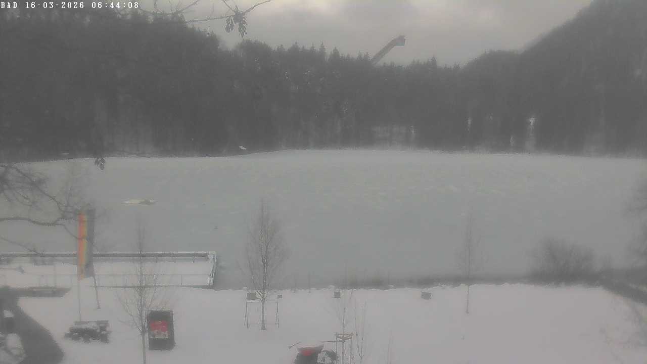 Archiv Foto Webcam Oberstdorf: Freibergsee Liegewiese