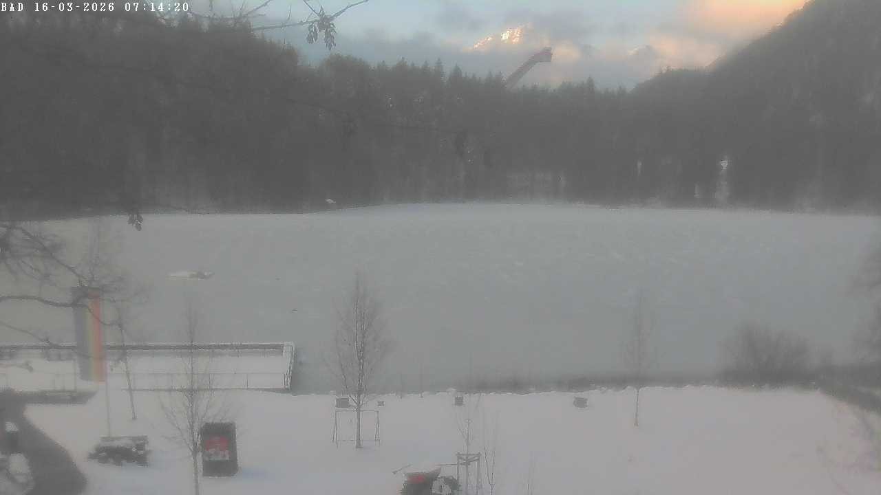 Archiv Foto Webcam Oberstdorf: Freibergsee Liegewiese